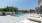 Resort-style swimming pool	